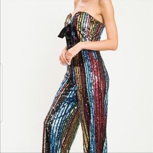 L’atiste Sequin Strapless Jumpsuit🪩🫶🏻